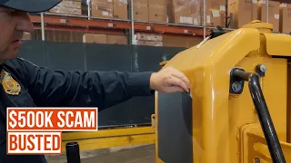 $500,000 of Counterfeit Machinery Seized at US Border | Airport Security USA