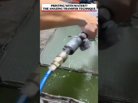 how water transfer printing works! #automotive #satisfying #mechanic
