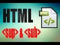 learn html subscript and superscript tag by s tube