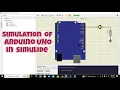 how to use arduino in simulide Simulation of arduino UNO in simulide simulator