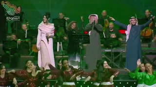ختام ليلة   فهد الكبيسي وأحبابه   بأغنية وطنية دندنها