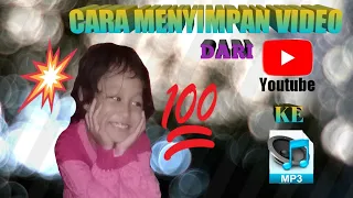 cara menyimpan lagu dari youtube ke mp3 musik hp