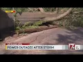 Power outages after storm