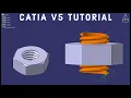 How to Create a Hex Nut CATIA V5 Tutorial Beginner