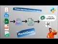 Convert PDFs Office files Images to Markdown then to CSV for finetuning using Unsloth