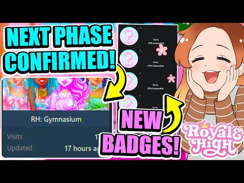 Download MP3 NEXT PHASE CONFIRMED FOR ROYALE HIGH! New GYMNASIUM REALM COMING SOON! 🏰 Roblox Update