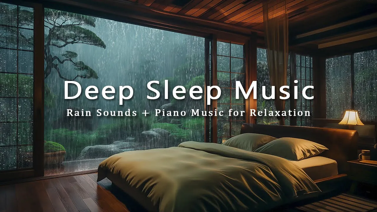Deep Sleep Music - Relaxing Piano Music & Rain Sounds in Warm Bedroom for Sleeping, Study, Calming Deep Sleep Music - Relaxing Piano Music & Rain Sounds in Warm Bedroom for Sleeping, Study, Calming