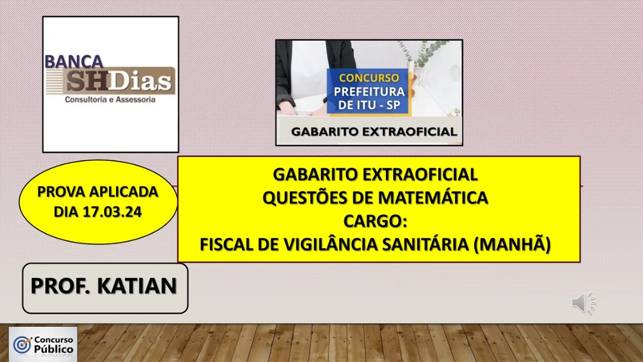 GABARITO EXTRAOFICIAL - Fiscal de Vigilância Sanitária - Retificando-Questão 23 - Letra B