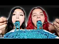 Buldak Blue Takis Mukbang While Reading Hate Comments to My Mom