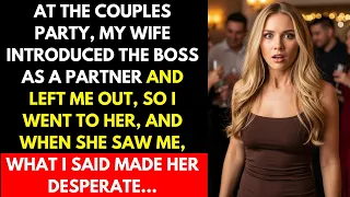 At The Couples Party My Wife Introduced Her Boss As Her Partner And Left Me Out 
