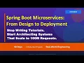 Spring Boot Microservices Full Course Java 21 Kafka Kubernetes Production Systems From Scratch