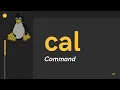 Linux cal Command Hindi