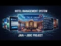 Hotel Management System Project in Java JDBC MySQL Full Java Swing GUI