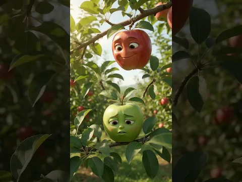 This Apple Was Too Green To Harvest πβ¨