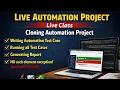 Java Selenium TestNG Live Project Write Run Tests Generate Reports No Such Element Exception