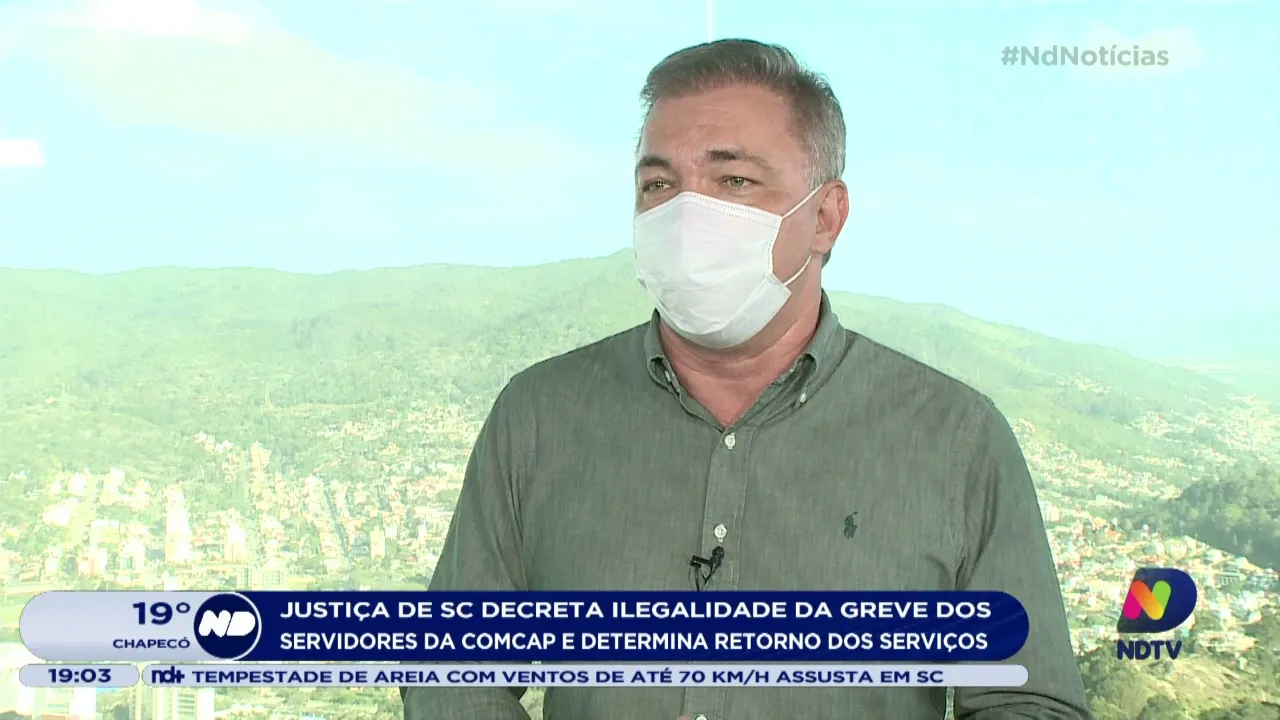 Justiça de SC decreta ilegalidade da greve dos servidores da Comcap e determina retorno