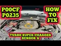 Jaguar Land Rover P00CF P0235 - Turbo Super Charger Boost Sensor A Correlation