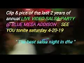 Clip of the last 2 years of annual LIVE Salsa party BLUE MESA ADDISON SEE YOU 4-20-19