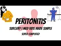 Peritonitis - types clinical features diagnosis and management Surgery Med Vids Made Simple