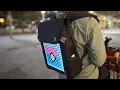 Can this LED backpack actually improve your visibility on the road Divoom Pixoo Backpack-M Review