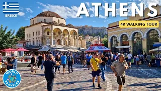 Athens 4K Walking Tour Exploring the Heart of the Ancient City