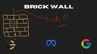 Brick Wall Leetcode 554 EASY APPROACH COMPLETE EXPLANATION