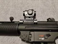 HK MP5 22 long rifle - Rail and sight install