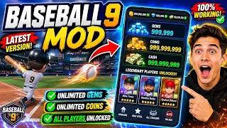 Baseball 9 iOS Android 999999 Gems Coins Energy Baseball 9 Mod 2026