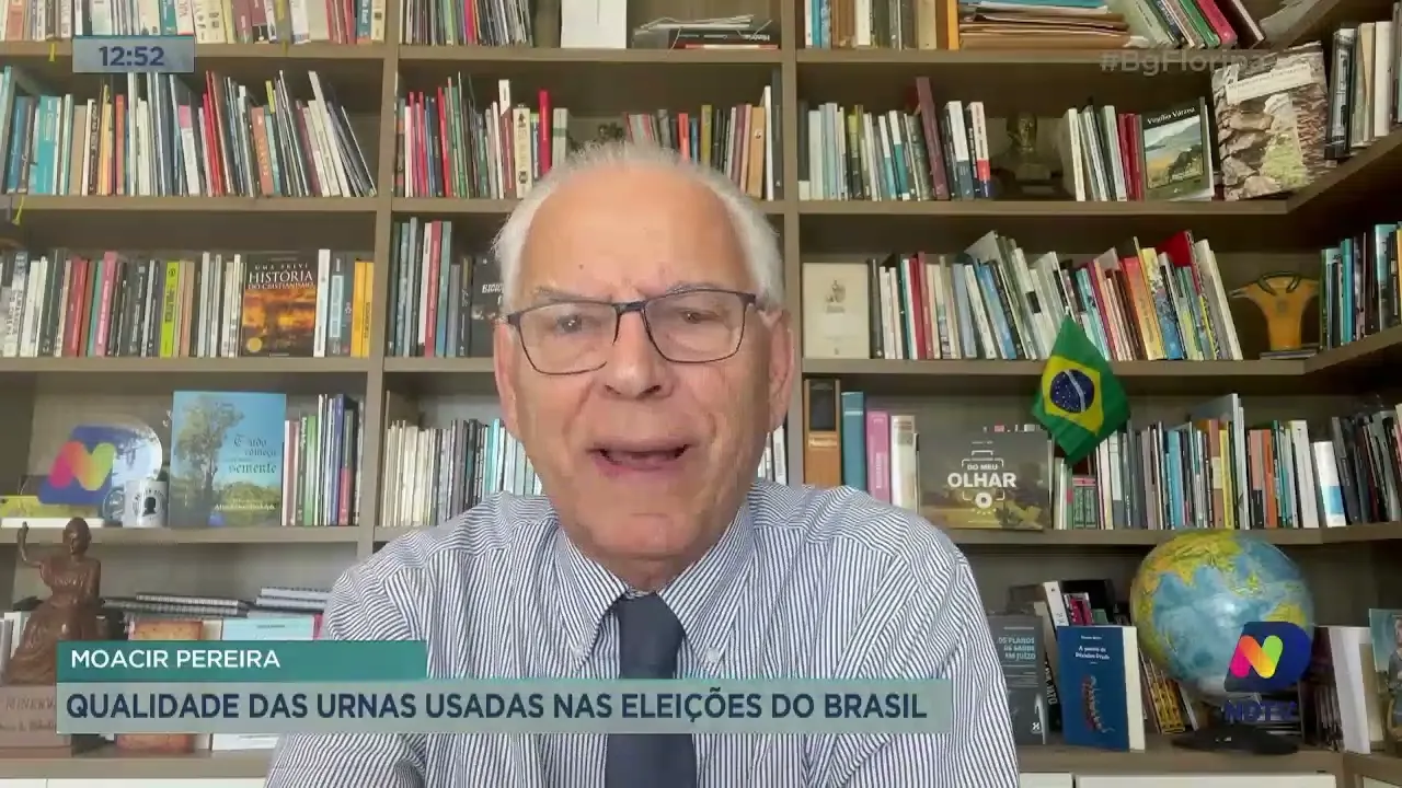 Moacir Pereira: qualidade das urnas usadas nas eleições do brasil