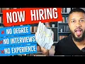 1337 Weekly Pay No Interviewing 4 Work From Home Jobs HIRING ON THE SPOT