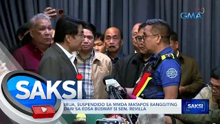 Bong Nebrija, suspendido sa MMDA matapos banggiting dumaan daw sa EDSA Busway si... | Saksi