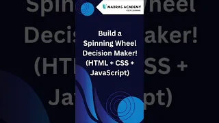 Build a Spinning Wheel App in 60 Seconds JavaScript Mini Project