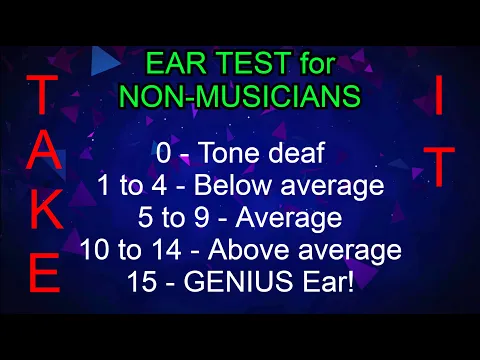 Download MP3 Are you TONE DEAF or MUSICALLY GIFTED? (A FUN test for non-musicians)