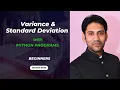 2 Variance Standard Deviation with Python Programs