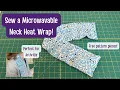 Sew a Microwavable Rice Neck Wrap Easy DIY Rice Neck Warmer DIY Microwave Rice Warmer