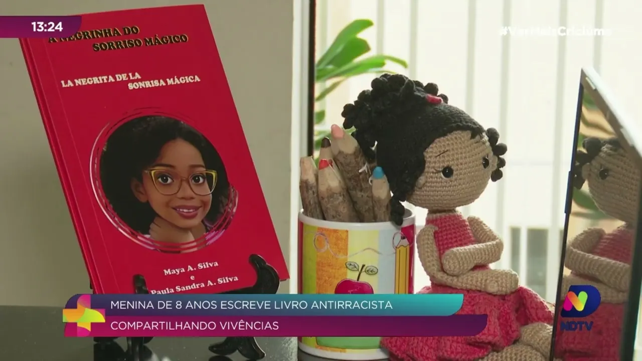 Dia da Consciência Negra: menina escreve livro antirracista compartilhando vivências
