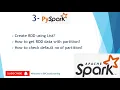 3 - Create RDD using List RDD with Partition in PySpark in Hindi