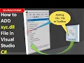 How to Add dll file in Visual Studio