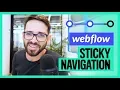 Sticky Navigation and Progress Bar with Webflow