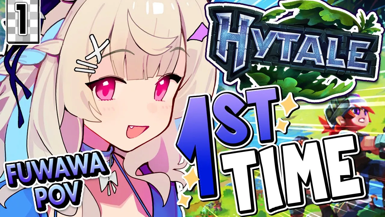 【HYTALE】new minecraft-like?! ✨️ fluffy adventures exploring a new world 🐾【FUWAWA POV／FUWAMOCO】