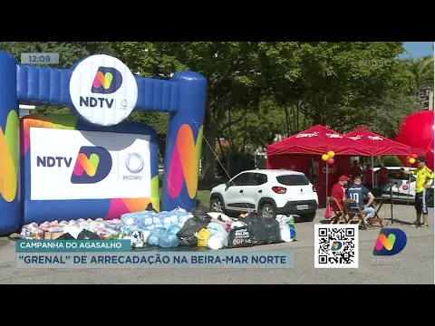 Campanha do Agasalho: “Grenal” de arrecadação na Beira-Mar Norte