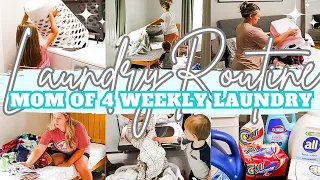 Download WEEKLY LAUNDRY ROUTINE | STAY AT HOME MOM OF 4 LAUNDRY DAY CLEANING MOTIVATION | MarieLove MP3