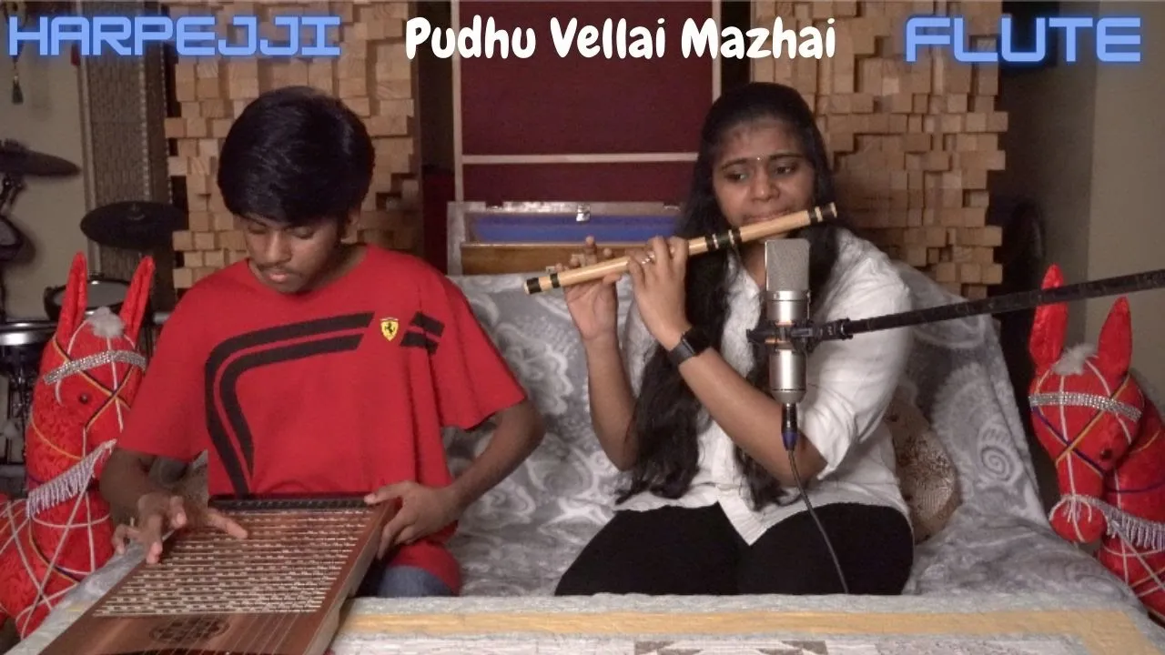 Pudhu Vellai Mazhai - Lydian Nadhaswaram & Amirthavarshini | A.R.Rahman | Harpejji