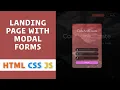 Landing Page with Modal Forms using HTML CSS and JavaScript How to create Modal Box
