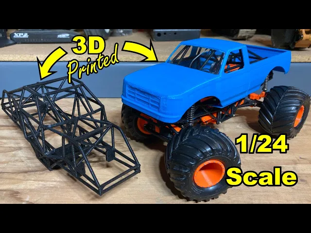 1/24 Scale Micro R/C Monster Truck VERSION:1  video thumbnail