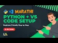 L1 - How to Install Python and VS Code on Windows Complete Setup Guide for Beginners Marathi