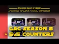 SWGOH 4-Life updated with 5v5 counters and GAC Season 8 feats