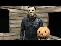 Pumpkin carving time with Jason Voorhees and Michael Myers