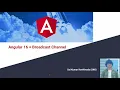 Broadcast channel Angular 16