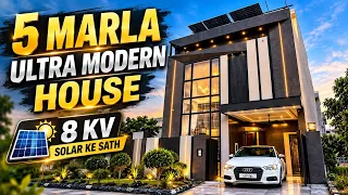 Most Beautiful 5 Marla Ultra Modern House in Citi Housing Sialkot | Solar Installed For Sale